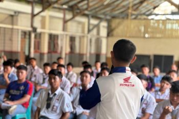DAW edukasi Safety Riding pelajar di Sulawesi Utara