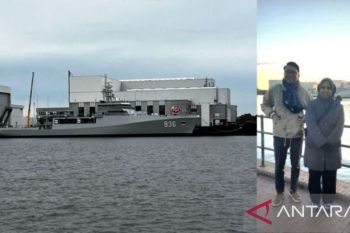 Delegasi IPB tinjau pembuatan kapal bantu hidrografi dan oseanografi KRI Canopus-936 di Jerman