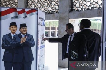 Pameran Haluan Merah Putih di Masjid Istiqlal tampilkan karya jurnalistik multiplatform program prioritas Presiden Prabowo