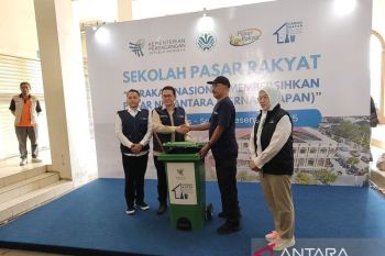 Mendag mencanangkan Gernas Mapan di Pasar Jebres Solo