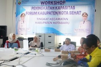 Kotabaru Bapperida strengthens sub-district forum, healthy village working groups