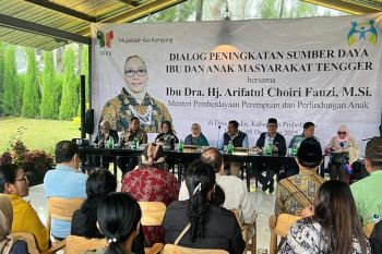 Menteri PPPA dengarkan aspirasi perempuan Suku Tengger di Probolinggo