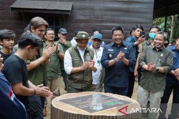 Menteri Kehutanan resmikan pusat konservasi Owa di Barito Utara