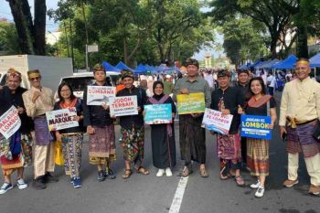 Parade budaya Lombok-Sumbawa digelar di CFD Malang