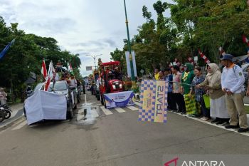 12 kecamatan adu kreativitas di lomba Gunungan Sayur dan Buah