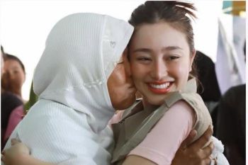 Tasya Revina salurkan donasi untuk warga korban banjir dan longsor