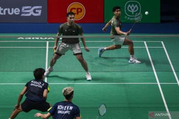 Indonesia sementara unggul 2-0 atas Malaysia pada final beregu putra