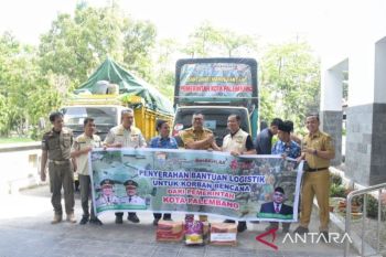 Deli Serdang terima tiga truk bantuan bencana dari Pemkot Palembang