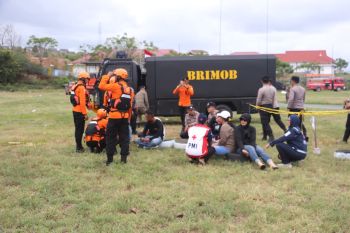 Polda Sulteng gelar simulasi tanggulangi bencana dan konflik sosial