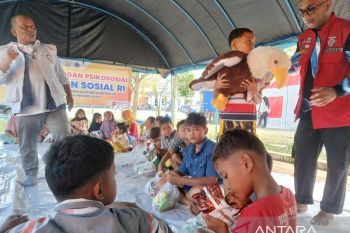Update Bencana Banjir, anak-anak di Pidie Jaya dapat trauma healing