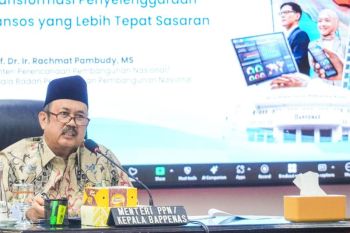 Kepala Bappenas desak peningkatan akurasi penyaluran bansos