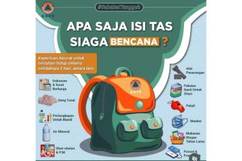 Ini daftar isi tas siaga bencana yang perlu disiapkan masyarakat