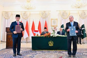 Indonesia-Pakistan tanda tangani 7 MoU, disaksikan Prabowo dan Sharif