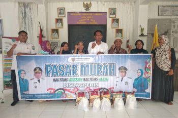 Desa Bunut-Lamandau apresiasi Pasar Murah Pemprov Kalteng