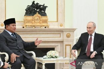 Kertemu Prabowo, Putin: Rusia siap bantu Indonesia kembangkan PLTN