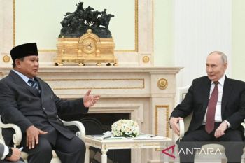 Bertemu Prabowo, Putin: Rusia siap bantu Indonesia kembangkan PLTN