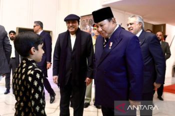 Prabowo dan Presiden Pakistan gelar pertemuan empat mata dan bilateral