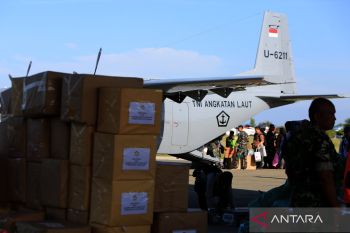 2.190 ton bantuan sudah didistribusikan TNI ke Sumatera