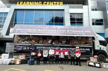 JNE distribusikan lebih dari 500 ton bantuan dari #TemanJNE untuk korban bencana Sumatera