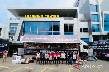 JNE distribusikan lebih tari 500 ton bantuan dari #TemanJNE untuk korban bencana Sumatera