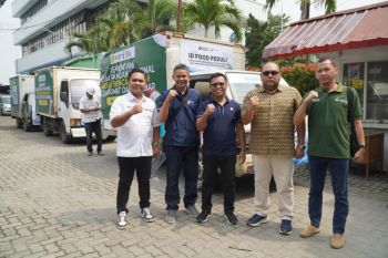 Bapanas-ID Food menembus desa terendam di Langkat distribusikan pangan