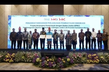 BRI dukung pembiayaan sindikasi Rp2,2 Triliun untuk flyover Sitinjau Lauik