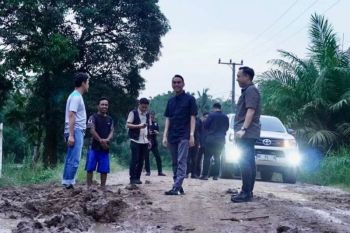 Pemkab OKI siagakan alat berat jaga jalan poros Cengal--Sungai Menang