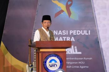Kemenag fokus logistik dan pemulihan layanan keagamaan di Sumatera