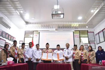 KPU dan Pramuka Sawahlunto Perkuat Literasi Demokrasi Lewat Saka Yogaswara