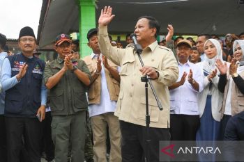 Update Bencana Aceh, Prabowo:  Saya tidak punya tongkat Nabi Musa