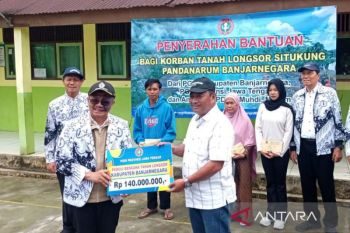 PGRI Jateng salurkan bantuan untuk penyintas longsor Banjarnegara