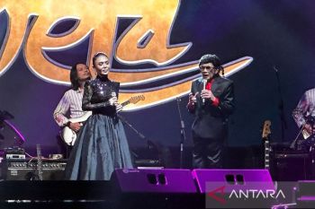 Duet unik Yuni Shara berdangdut, Rhoma Irama bawakan lagu Aladdin