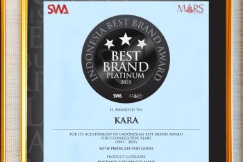 Konsisten jaga kualitas, KARA raih Indonesia Best Brand Award Platinum 2025