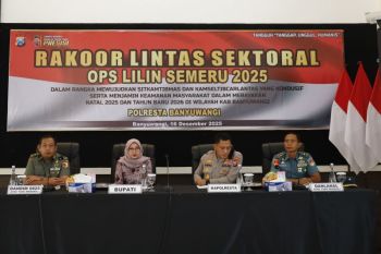 Polresta Banyuwangi dirikan tujuh pos pengamanan selama libur Nataru
