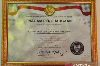 Kantor imigrasi Kerinci raih predikat wilayah bebas korupsi