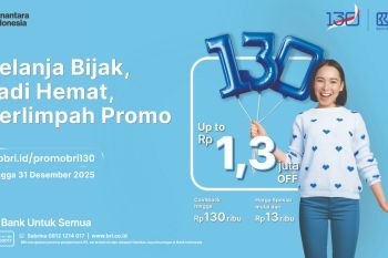 BRI tebar ragam promo diskon spesial di usia ke-130 tahun