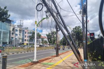 DKI tangani kabel semrawut di kawasan Tebet