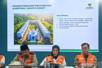 Baznas siap menyalurkan bantuan hingga Aceh, Sumut, Sumbar pulih
