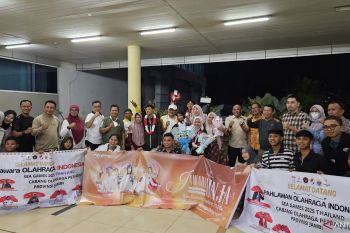 Pengurus FOPI Jambi dan UNJA sambut atlet peraih medali SEA Games 2025