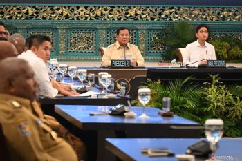 Wapres dampingi Presiden beri arahan buat kepala daerah se-Papua