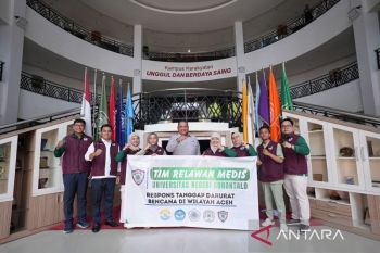 Universitas Negeri Gorontalo berangkatkan tim medis bantu Aceh
