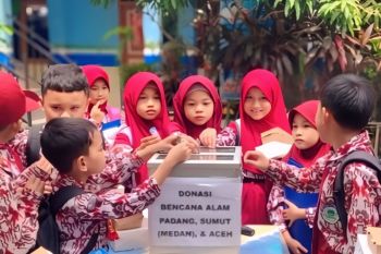 Sekolah di OKU galang donasi untuk korban banjir di Sumatera