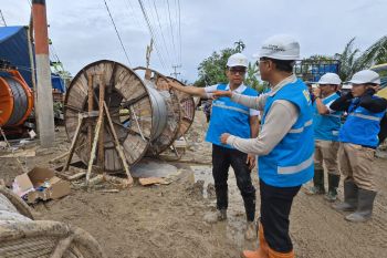 PLN pulihkan jaringan transmisi 150 kilovolt (kV) di Pangkalan Brandan--Langsa