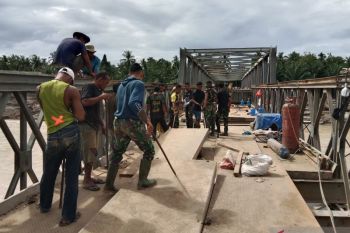 TNI pastikan pembangunan jembatan bailey di Aceh diselesaikan dengan cepat