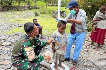 Satgas Yonif 511/DY perkuat layanan kesehatan gratis bagi warga Papua