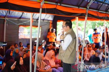 Berdialog dengan korban bencana, Rektor UNAND beri keringanan UKT bagi mahasiswa terdampak