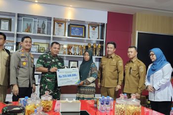 BPJS Ketenagakerjaan Pangkalpinang serahkan santunan Rp233,5 juta kepada ahli waris nelayan Bangka yang tersambar petir