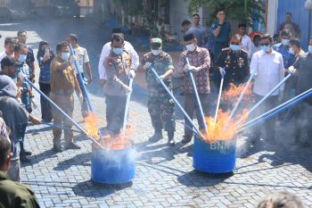 BNNP Malut ungkap 10 kasus narkoba dan ratusan program pencegahan