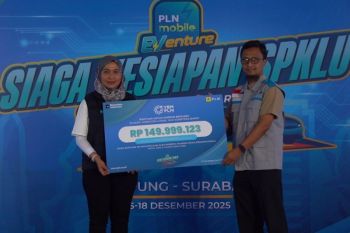 PLN Mobile EVenture salurkan donasi Rp149,9 juta untuk korban bencana