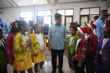 Gibran kunjungi GPdI Samrat Manado untuk pastikan ibadah Natal lancar
